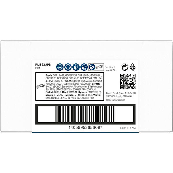 Bosch Elektrowerkzeuge PRO PAIZ 32 APB Blatt für Multifunktionswerkze 2608669130